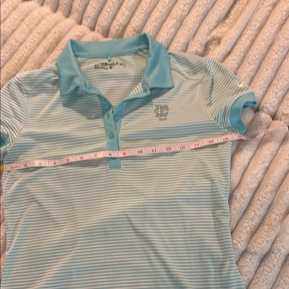Nike Blue Blouse Moisture-Wicking Athletic Style
